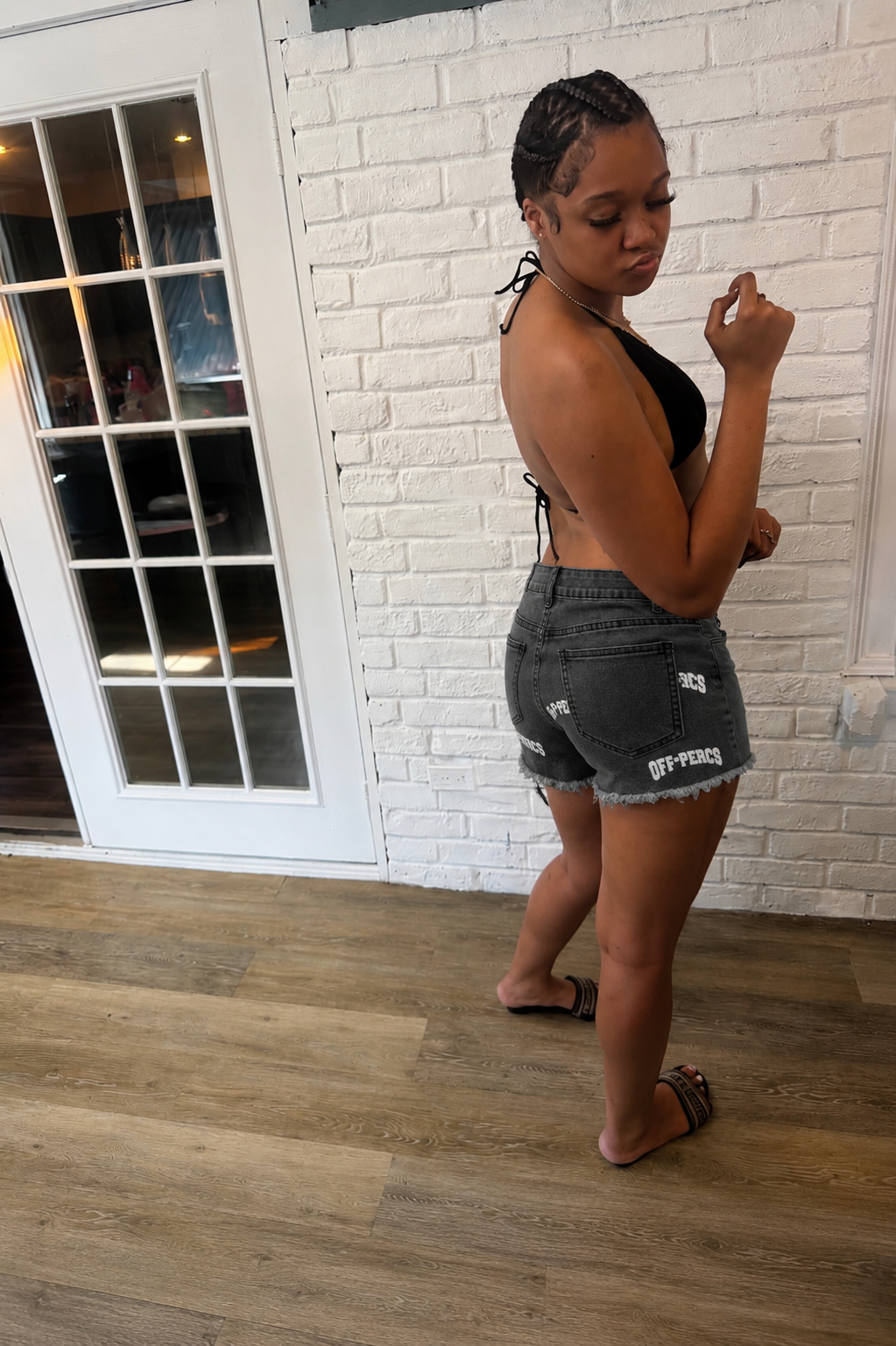 Signature Denim Short Shorts